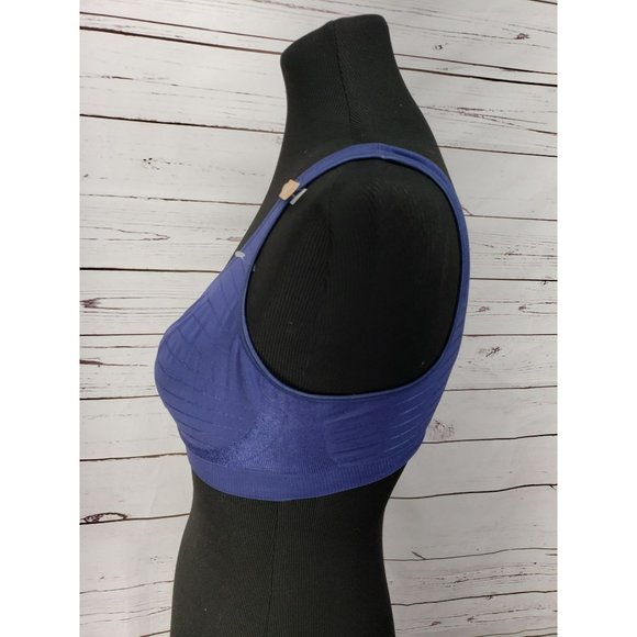 Hanes Womens Royal Blue Size Small Sports Bra - Picture 7 of 10